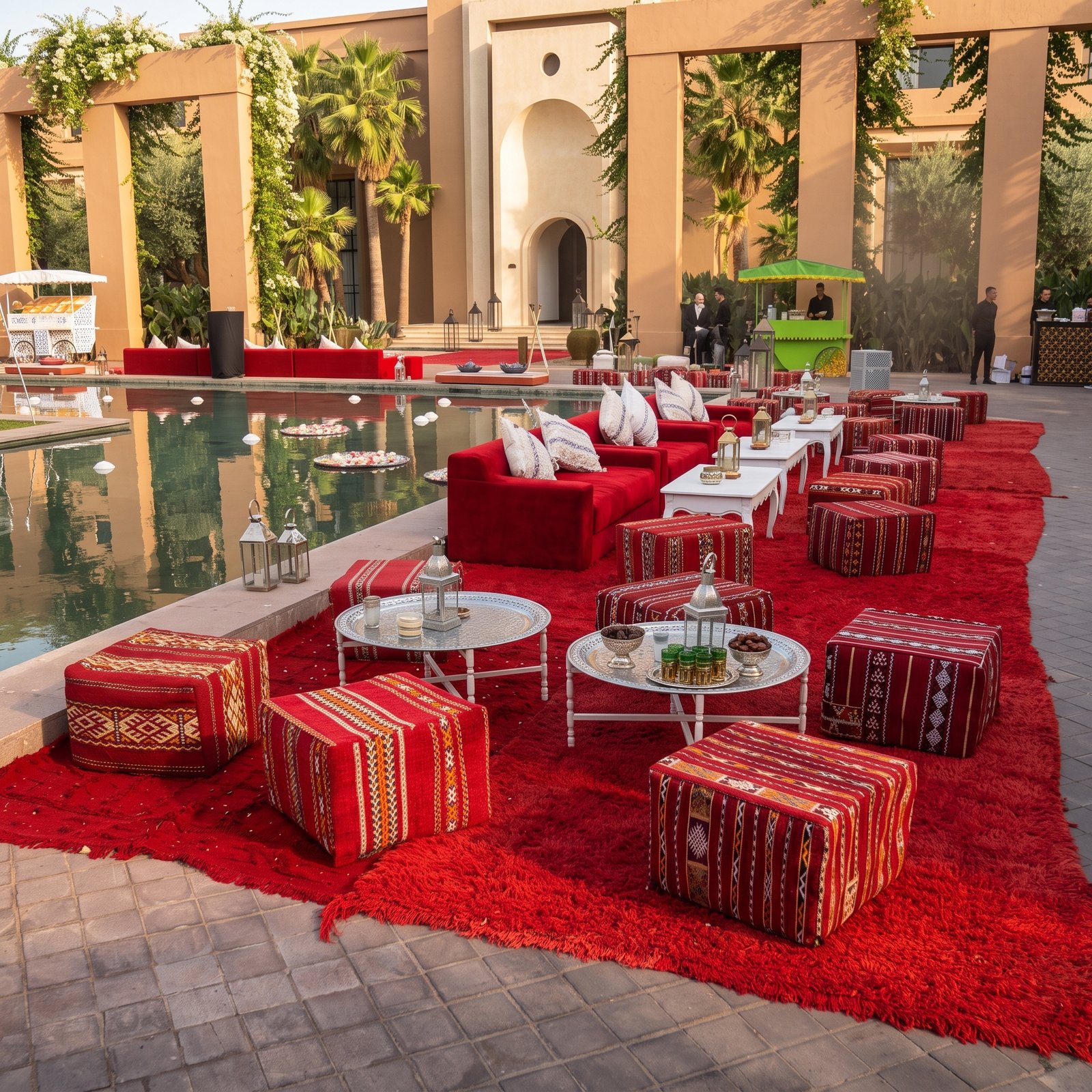 Event planner Marrakech luxury event setup